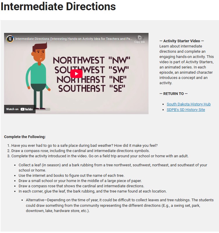 Placeholder image for 'Intermediate Directions Activity Starter'