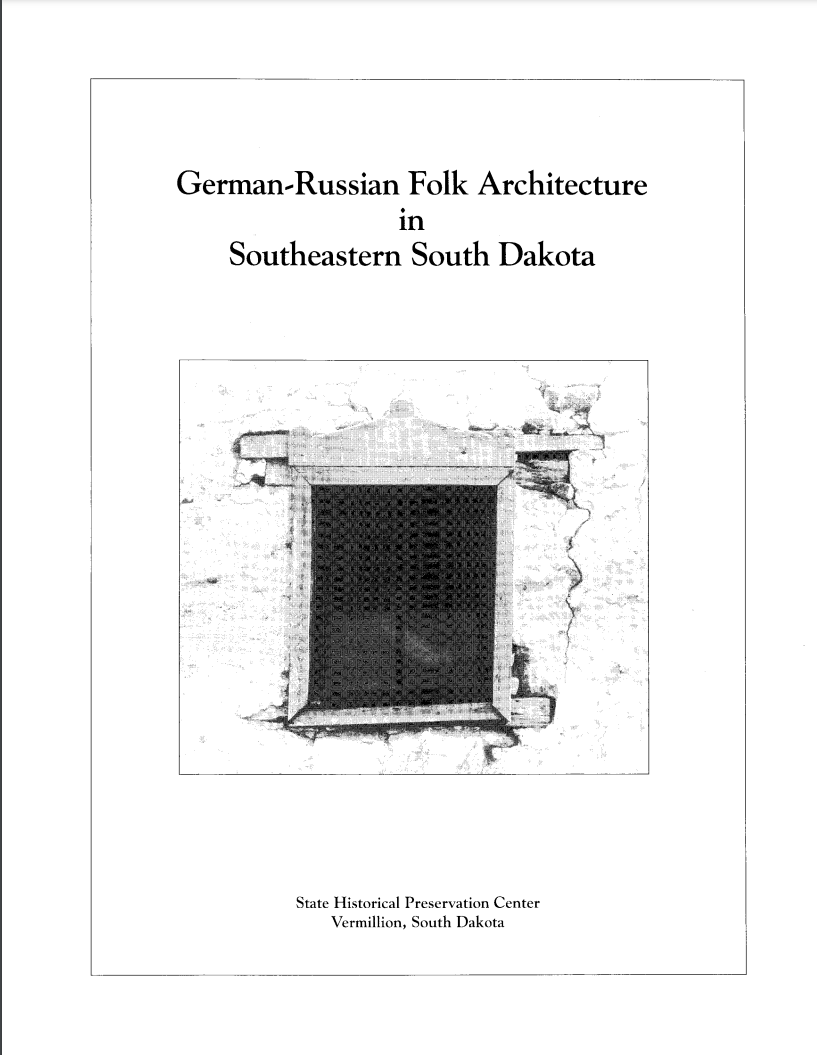 Placeholder image for 'German-Russian Folk Architecture in Southeastern South Dakota - Historic Context Document'