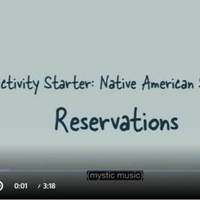 Preview thumbnail for resource 'South Dakota Native American Reservations | Activity Starter'