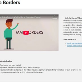 Preview thumbnail for resource 'Map Borders Activity Starter'